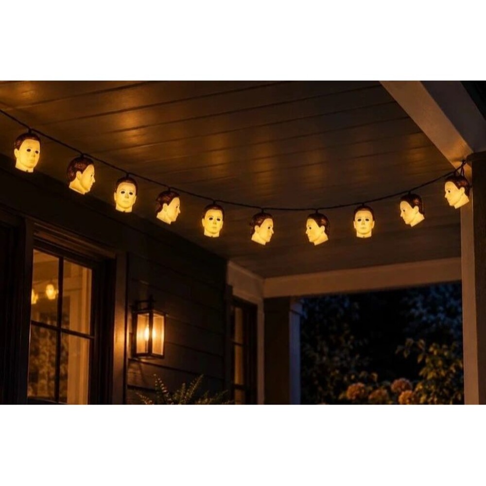 Michael Myers Halloween H20 String Lights 10 Heads Musical Flashing Miramax 2021